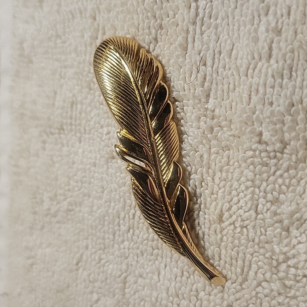 Vintage Christian Dior Leaf Brooch